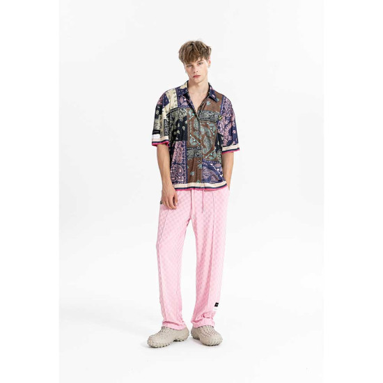 MWM Unisex πουκάμισο Oversized Silk Bandana Shirt